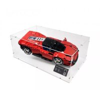 Acryl-Display XL f&uuml;r LEGO&reg; 42143 Ferrari Daytona SP3 (Mit weissem Boden)