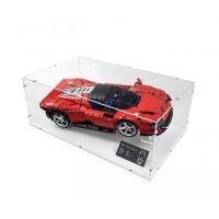 Acryl-Display XL f&uuml;r LEGO&reg; 42143 Ferrari Daytona SP3 (Mit weissem Boden)