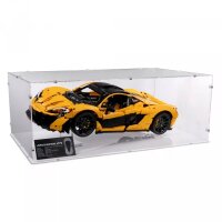 Pr&eacute;sentoir acrylique XL pour LEGO&reg; 42172 McLaren P1 (avec fond blanc)