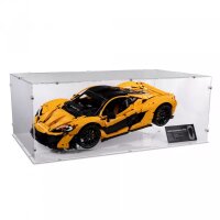 Acryl-Display f&uuml;r XL LEGO&reg; 42172 McLaren P1 (Mit klarem Boden, Stapelbar)