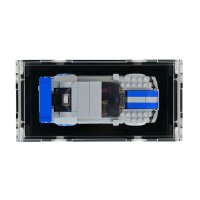 Acryl-Display f&uuml;r LEGO&reg; 76917 2 Fast 2 Furious Nissan Skyline GT-R / R34 (mit schwarzem Boden)