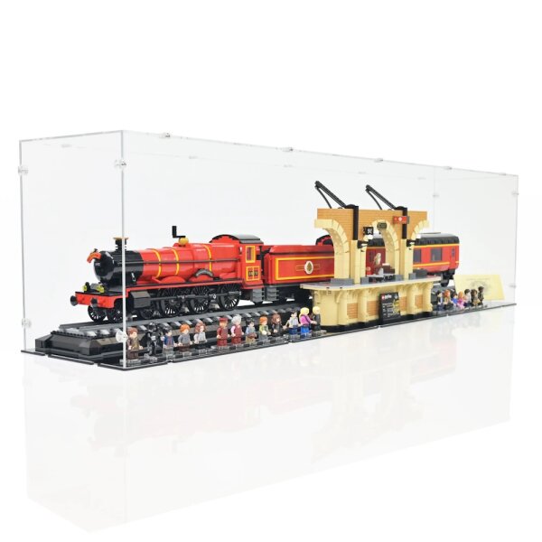 Display in acrilico per LEGO&reg; 76405 Harry Potter Hogwarts Express &ndash; Edizione da collezione (con base nera)