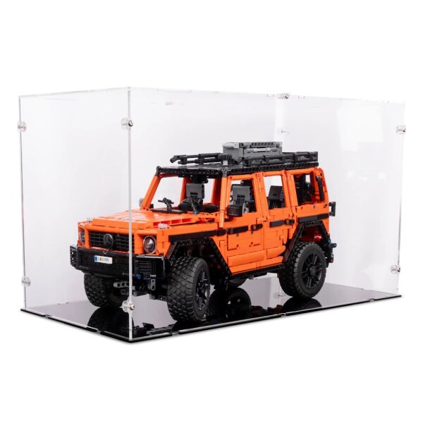 Display in acrilico per LEGO&reg; 42177 Mercedes-Benz G 500 Professional (con base nera)