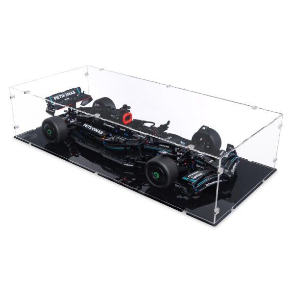 Acrylic display for LEGO&reg; 42171 Mercedes-AMG F1 W14 E Performance (With black base)