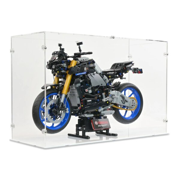Acrylic display for LEGO&reg; 42159 Yamaha MT-10 SP (With white bottom)