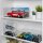 Acrylic display for LEGO&reg; 10321 Chevrolet Corvette (With black bottom & background image)