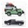 Display in acrilico per LEGO&reg; 10317 Land Rover Classic Defender 90 (con fondo trasparente, impilabile)