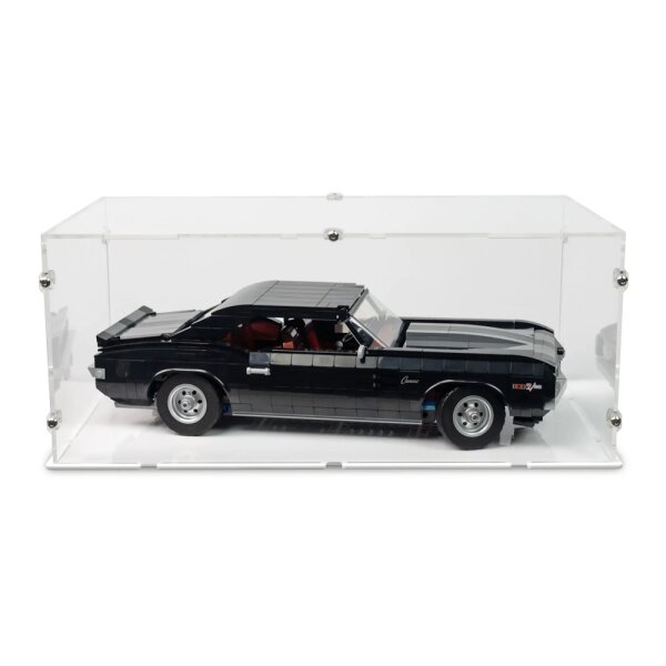 Acrylic display for LEGO&reg; 10304 Chevrolet Camaro Z28 (With white bottom)