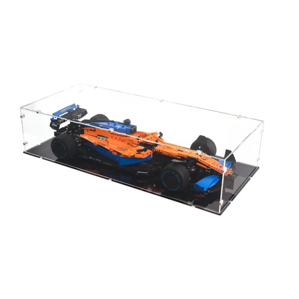 Acrylic display for LEGO&reg; 42141 McLaren Formula 1 Racing Car (With black base)
