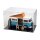 Acrylic display L for LEGO&reg; 10279 Volkswagen T2 Camper (With black base)