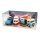 Pr&eacute;sentoir acrylique XXL pour LEGO&reg; 10220/10279/10252 Volkswagen T1/T2 & Beetle (avec image darri&egrave;re-plan - Plage la nuit)
