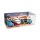 Pr&eacute;sentoir acrylique XXL pour LEGO&reg; 10220/10279/10252 Volkswagen T1/T2 & Beetle (avec image darri&egrave;re-plan - Plage la nuit)
