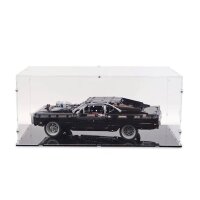 Display in acrilico per LEGO&reg; 42111 Doms Doge Charger (con fondo nero)