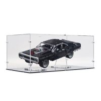 Display in acrilico per LEGO&reg; 42111 Doms Doge Charger (con fondo nero)