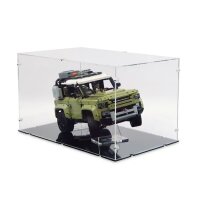 Pr&eacute;sentoir en acrylique pour LEGO&reg; 42110 Land Rover Defender (avec fond noir)