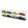 Pr&eacute;sentoir acrylique pour 4 mod&egrave;les LEGO&reg; Speed Champions (avec socle transparent, empilable)