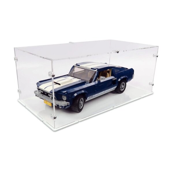 Acrylic display for LEGO&reg; 10265 Ford Mustang (With white floor)