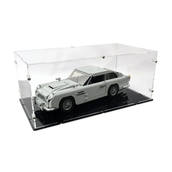 Acrylic display for LEGO&reg; 10262 James Bond Aston Martin DB5 (With black floor)