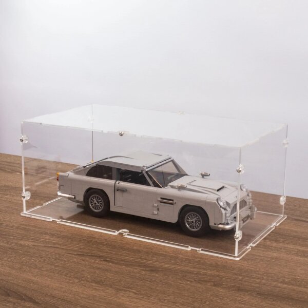 Acrylic display for LEGO&reg; 10262 James Bond Aston Martin DB5 (With clear base, stackable)