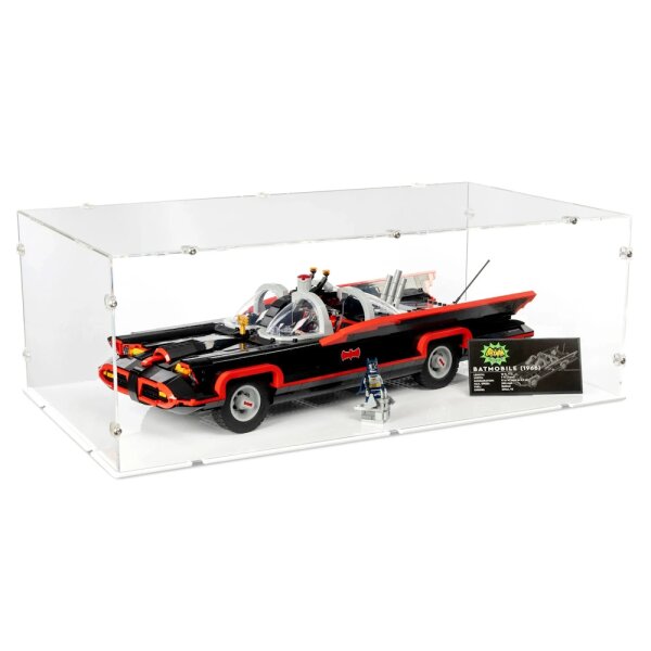 Acryl-Display f&uuml;r LEGO&reg; 76328 Batman: Batmobil aus der 60er-TV-Serie (Mit weissem Boden)