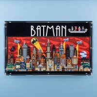 Pr&eacute;sentoir mural en acrylique pour LEGO&reg; 76271 Batman : la s&eacute;rie anim&eacute;e Gotham City