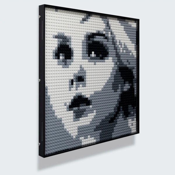 Acryl-Rahmen f&uuml;r LEGO&reg; 40179 Mosaik-Designer (Schwarz)