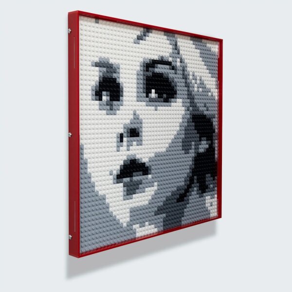 Cadre acrylique pour LEGO&reg; 40179 Mosaic Designer (rouge)