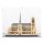 Pr&eacute;sentoir en acrylique pour LEGO&reg; 21061 Notre-Dame de Paris (avec base noire)