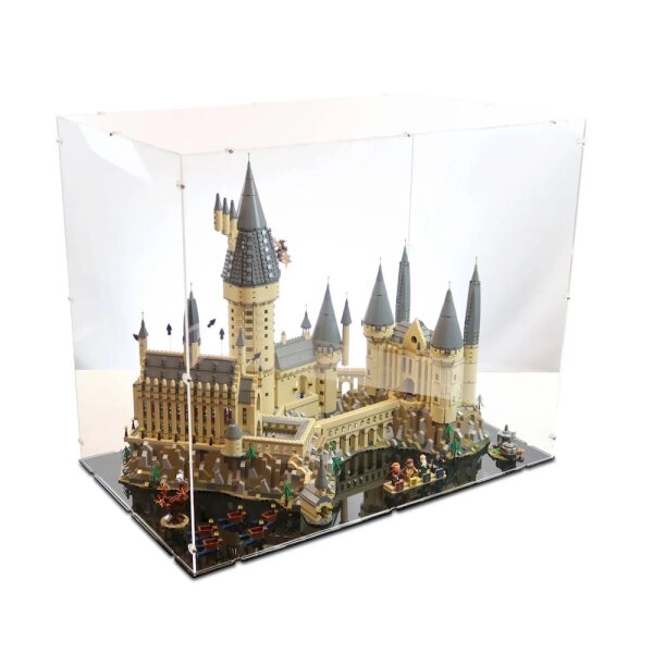 Pr&eacute;sentoir en acrylique pour LEGO&reg; 71043 Harry Potter Ch&acirc;teau de Poudlard (avec base noire)