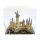 Pr&eacute;sentoir en acrylique pour LEGO&reg; 71043 Harry Potter Ch&acirc;teau de Poudlard (avec base noire)