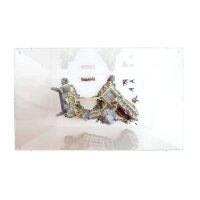 Acrylic display for LEGO&reg; 71043 Harry Potter Hogwarts Castle (with white base)