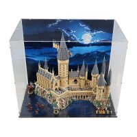 Acryl-Display f&uuml;r LEGO&reg; 71043 Harry Potter Schloss Hogwarts (Mit Hintergrundbild)