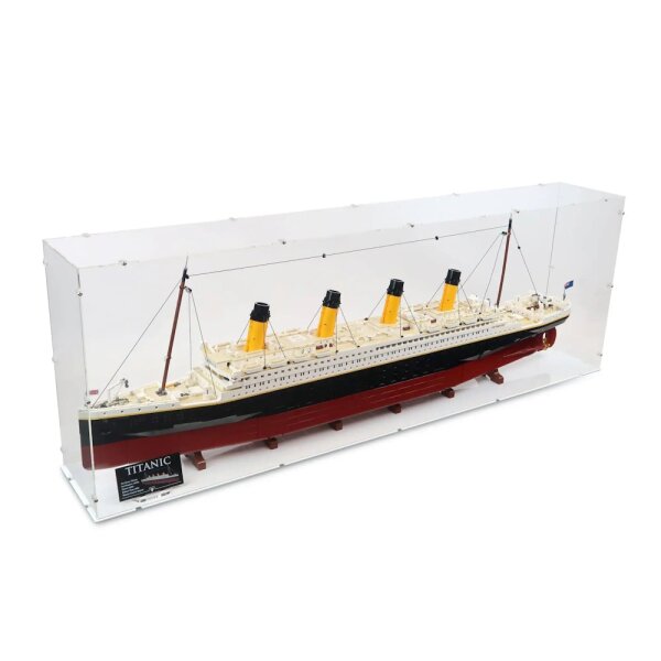 Acrylic display for LEGO&reg; 10294 Titanic (with white base)