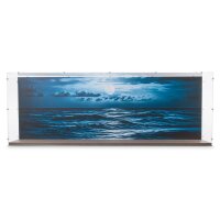Acryl-Display f&uuml;r LEGO&reg; 10294 Titanic (Mit Hintergrundbild & Holzoptik Boden)