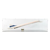 Acryl-Display f&uuml;r LEGO&reg; 10318 Concorde (Mit St&auml;nder & schwarzem Boden)