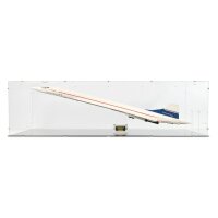 Acryl-Display f&uuml;r LEGO&reg; 10318 Concorde (Mit St&auml;nder & schwarzem Boden)
