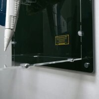 Display da parete in acrilico per LEGO&reg; 10318 Concorde (con fondo nero)