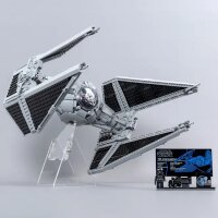 Acrylic stand for LEGO&reg; 75382 Star Wars UCS TIE Interceptor