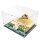Pr&eacute;sentoir en acrylique pour LEGO&reg; 21058 Grande Pyramide de Gizeh (avec base noire)