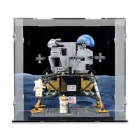 Display acrilico per LEGO&reg; 10266 NASA Apollo 11 Lunar Module (con immagine di sfondo)