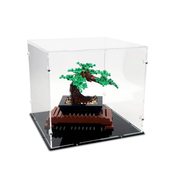 Acrylic display for LEGO&reg; 10281 Bonsai Tree (With black base)