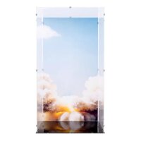 Acryl-Display f&uuml;r LEGO&reg; 10341 NASA Artemis Startrampe (Mit Hintergrundbild)