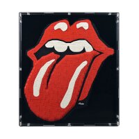 Pr&eacute;sentoir mural en acrylique pour LEGO&reg; 31206 The Rolling Stones