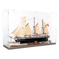Pr&eacute;sentoir en acrylique pour LEGO&reg; 10335 LEndurance (avec sol aspect bois)