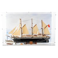 Pr&eacute;sentoir en acrylique pour LEGO&reg; 10335 LEndurance (avec image darri&egrave;re-plan)