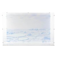 Pr&eacute;sentoir en acrylique pour LEGO&reg; 10335 LEndurance (avec image darri&egrave;re-plan)