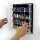 Display da parete in acrilico per 40 minifigure LEGO&reg; (con sfondo nero)