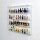 Display da parete in acrilico per 40 minifigure LEGO&reg; (con sfondo bianco)