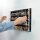 Acryl-Wand-Display f&uuml;r 60 LEGO&reg;-Minifiguren (Mit schwarzem Hintergrund)
