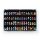 Acryl-Wand-Display f&uuml;r 60 LEGO&reg;-Minifiguren (Mit schwarzem Hintergrund)